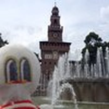 Castello Sforzesco - Castello Sforzesco with ducks - Landmarks & Historical Buildings Near Me - Milan, Michigan