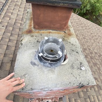 Pristine Sweeps - Old chimney missing a crown and cap - Masonry/Concrete Near Me Pristine Sweeps - Old chimney missing a crown and cap - Masonry/Concrete Near Me