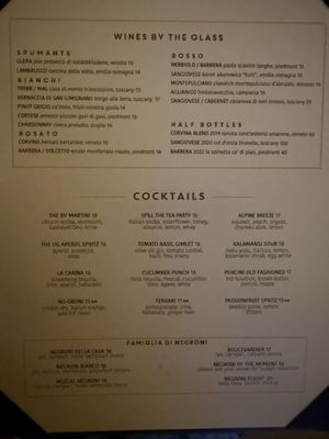 Menu photo 2 Bar Volpe Boston, MA Menu photo 2 Bar Volpe Boston, MA
