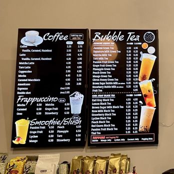 Wolf Forest Cafe - Beverage menu (06/2024) - Cafes Near Me - New York, New York