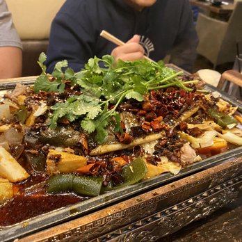 Xun Yu Si Kao - Fish pot-spicy (striped bass with a ton of add-ons) - Seafood Near Me - Philadelphia, Pennsylvania Xun Yu Si Kao - Fish pot-spicy (striped bass with a ton of add-ons) - Seafood Near Me - Philadelphia, Pennsylvania