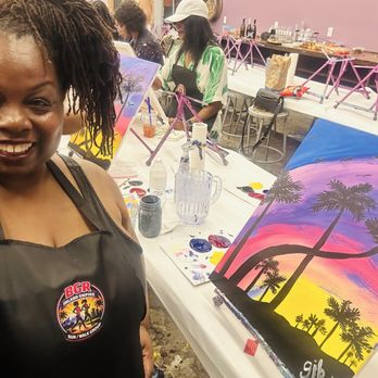 Purple Easel - Paint & Sip Near Me - Ontario, California