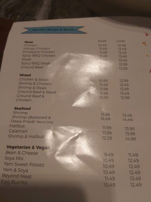 Menu photo 2 Binge Burrito Markham, ON