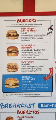 Menu photo 8 Irv's Burgers Los Angeles, CA Menu photo 8 Irv's Burgers Los Angeles, CA