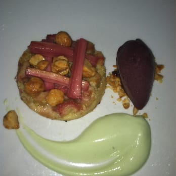 Scarpetta - Rhubarb tart - Italian Near Me - New York, New York