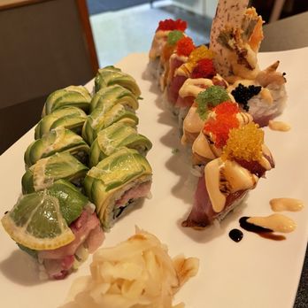 Yui Marlu - Chef special (right) and a roll I can't remember... - Japanese Near Me - Fair Oaks, California Yui Marlu - Chef special (right) and a roll I can't remember... - Japanese Near Me - Fair Oaks, California
