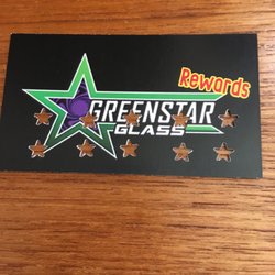 Greenstar Glass & Goodies - The rewards card!