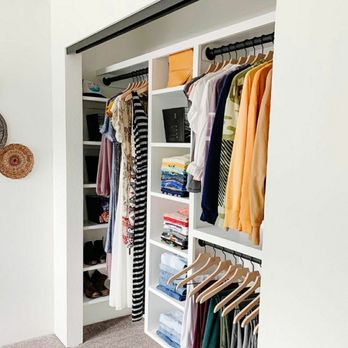 Amy's Carpentry & Design - Custom Bedroom Plywood Closet - Interior Design Near Me