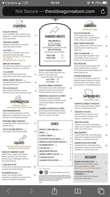 Menu photo 6 The Old Wagon Saloon and Grill San Jose, CA Menu photo 6 The Old Wagon Saloon and Grill San Jose, CA
