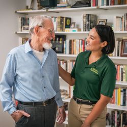 Home Instead - Home Instead Care Giver and their client