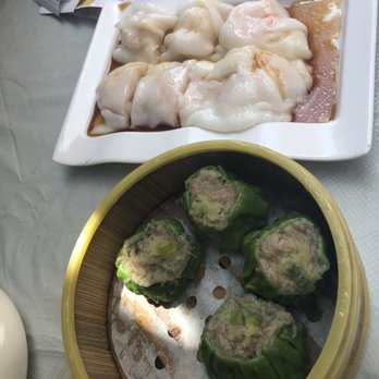 Dragon Beaux - Spinach Shui Spinach Beef Shiu Mai and Shrimp Rice Crepe Roll ( it was not up to standard!!!!) - Dim Sum Near Me - San Francisco, California