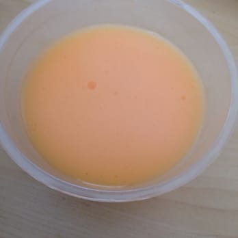 Asian Mix - The cantelope pudding. I think the mango is better - Fast Food Near Me - Honolulu, Hawaii