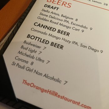 Orange Hill Restaurant & Events - Weak selections - Steakhouses Near Me - Orange, California