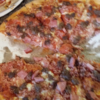 Jo's Famous Pizza - 3 meat thin crust and YUMMY! (a double pepperoni is next to it) - Pizza Near Me - Purcell, Oklahoma Jo's Famous Pizza - 3 meat thin crust and YUMMY! (a double pepperoni is next to it) - Pizza Near Me - Purcell, Oklahoma