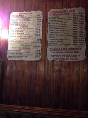 Menu photo 1 La Ría Madrid, M