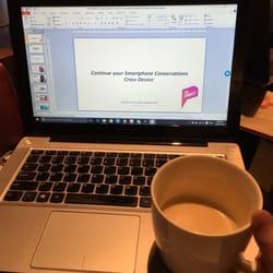 Starbucks - Coffee + a pitch deck = typical afternoon