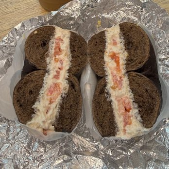 Abraham's Bagels - Whitefish salad on pumpernickel - Bakeries Near Me - Newburyport, Massachusetts