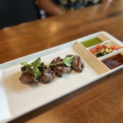 Steak Bites Appetizer.