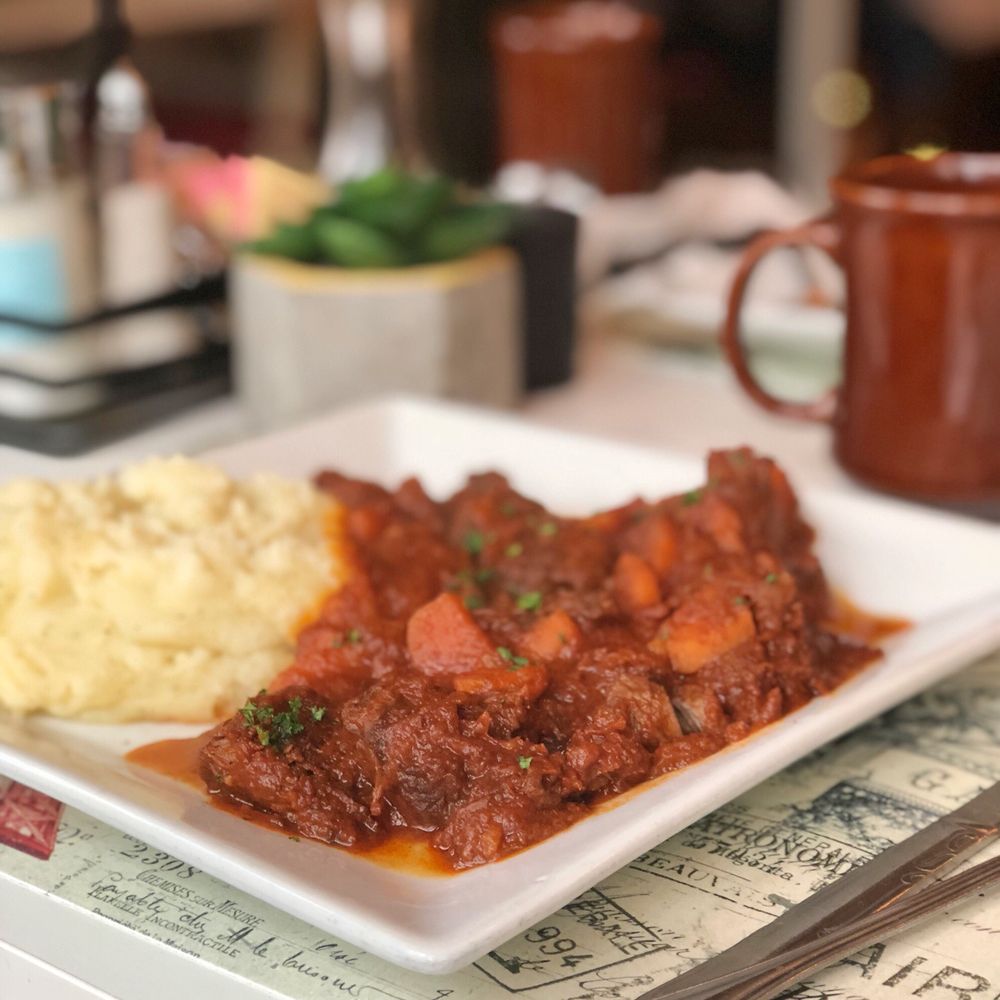 Cafe Paris - Lamb Provencal - Creperies Near Me - Metuchen, New Jersey