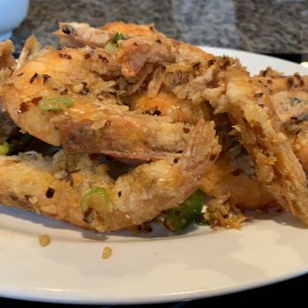 Sai Gon One Restaurant - Salted shrimps with full heads and shells (Tom Rang Muoi Co Dau) - Vietnamese Near Me - Boston, Massachusetts Sai Gon One Restaurant - Salted shrimps with full heads and shells (Tom Rang Muoi Co Dau) - Vietnamese Near Me - Boston, Massachusetts