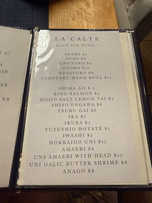 Menu photo 1 Amaterasu Sushi Honolulu, HI