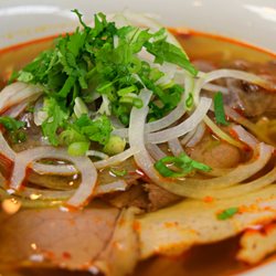 Quan Ngon Delicious Vietnamese Restaurant - Spicy Beef Noodle Soup, heartwarming on any chilly day!