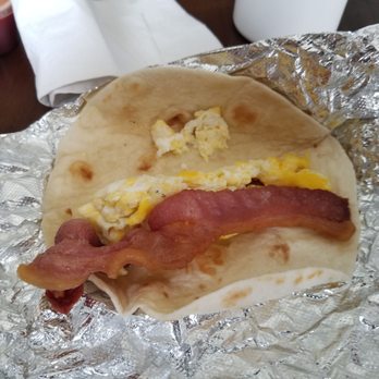Torito Mexican Restaurant - Bacon and egg taco - Mexican Near Me - San Antonio, Texas Torito Mexican Restaurant - Bacon and egg taco - Mexican Near Me - San Antonio, Texas