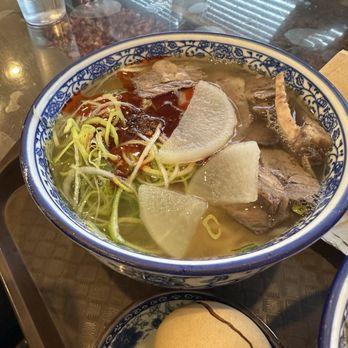 Calan Beef Noodle - Hand pulled noodles, tea egg - Chinese Near Me - Calgary, Alberta