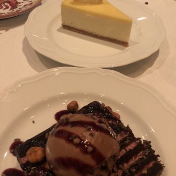 Carbone - Cheesecake and chocolate cake - Italian Near Me - Las Vegas, Nevada