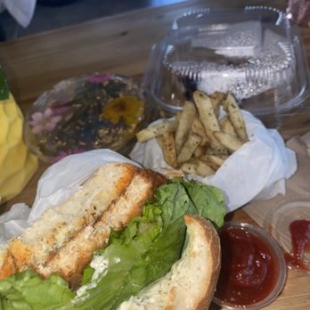 Evolution Fast Food - Buffalo Chicken Sandwich w/ranch and Fries - Vegetarian Near Me - San Diego, California Evolution Fast Food - Buffalo Chicken Sandwich w/ranch and Fries - Vegetarian Near Me - San Diego, California