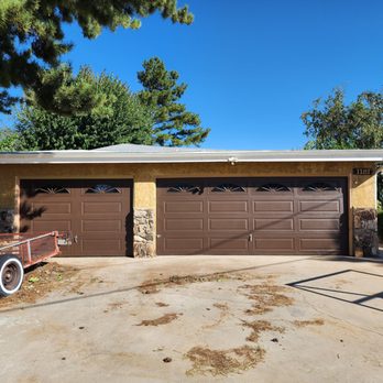 Pioneer Door - Amarr Long Panel Brown - Garage Door Services Near Me - Azusa, California Pioneer Door - Amarr Long Panel Brown - Garage Door Services Near Me - Azusa, California