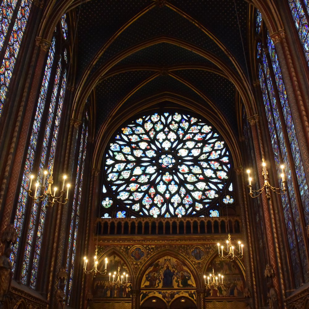 Sainte-Chapelle - Rose Window - Churches Near Me - Paris, 75