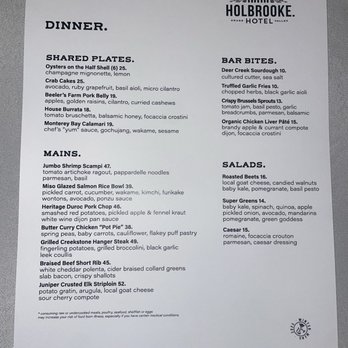 Holbrooke Hotel - Menu - Hotels Near Me - Grass Valley, California Holbrooke Hotel - Menu - Hotels Near Me - Grass Valley, California
