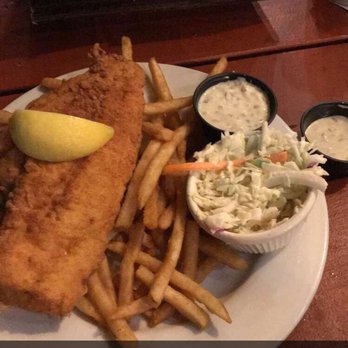 Coasters Pub & Biergarten - Fish and chips. Crispy and delicious! Wow those fries are awesome! - Pubs Near Me - Melbourne, Florida