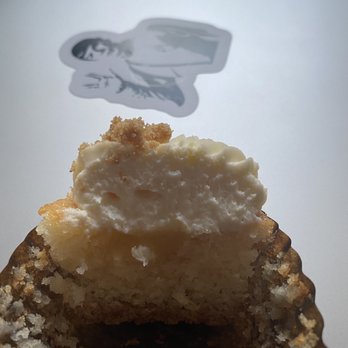 Cupcakin' Bake Shop - Lemon: never fails! Lemon sponge on top of a graham cracker crust, lemon curd filling, fluffy whipped cream on top. Perfection ~ - Bakeries Near Me - Berkeley, California