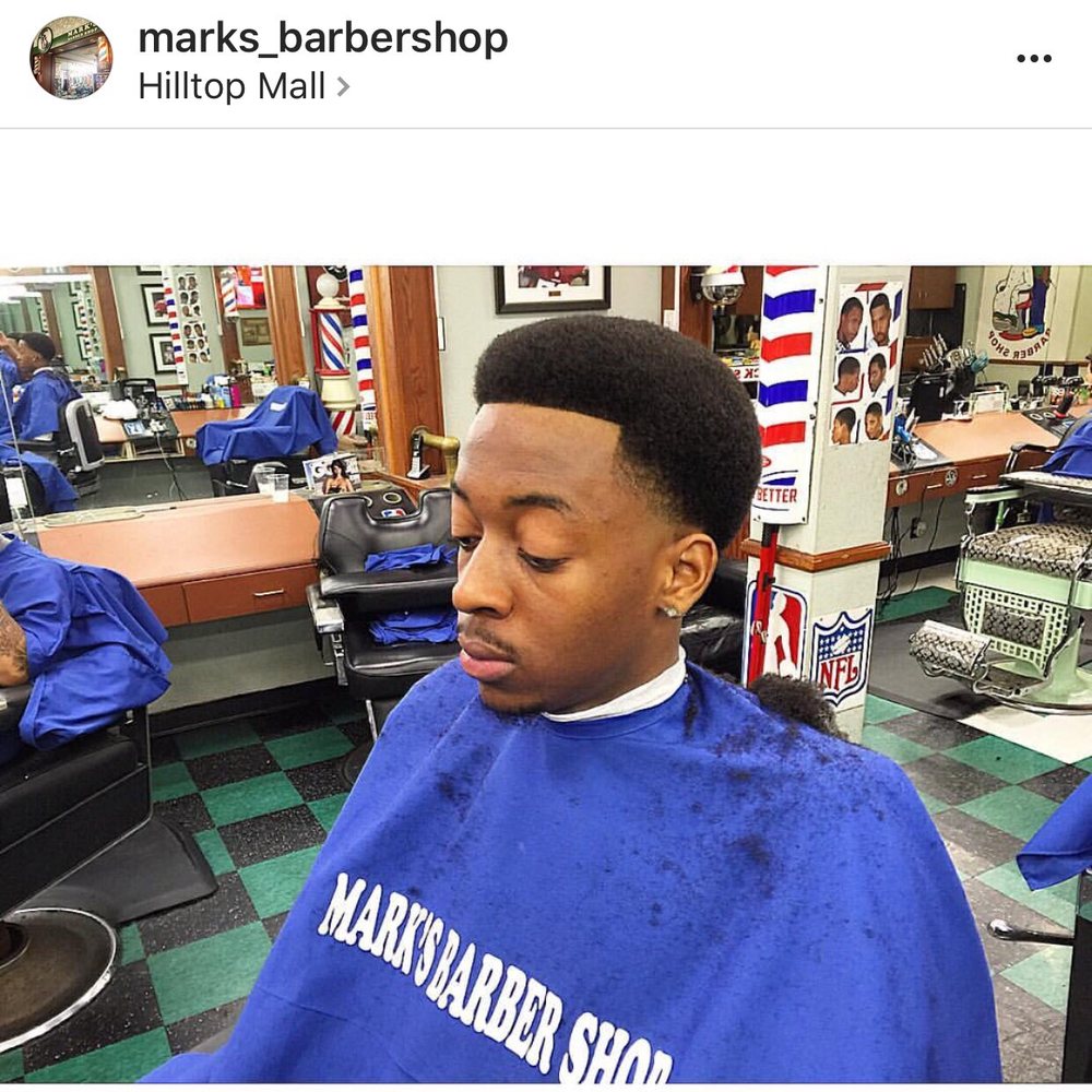 Mark's Barber Shop Logo