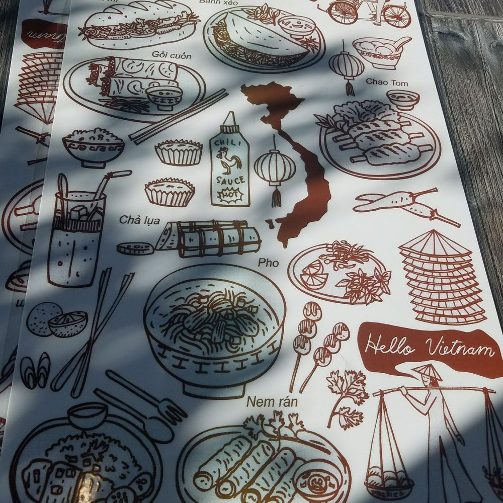 Pho-Ology - Fun Art in the back of the Menus - Vietnamese Near Me - Whittier, California Pho-Ology - Fun Art in the back of the Menus - Vietnamese Near Me - Whittier, California