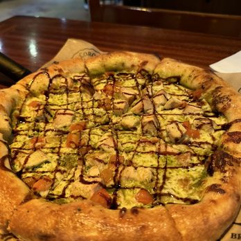 Coronado Brewing - Pesto chicken pizza - Brewpubs Near Me - San Diego, California Coronado Brewing - Pesto chicken pizza - Brewpubs Near Me - San Diego, California