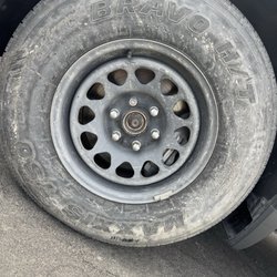 MTP Mitchell Tires and Parts - This is the spare they put under my truck 