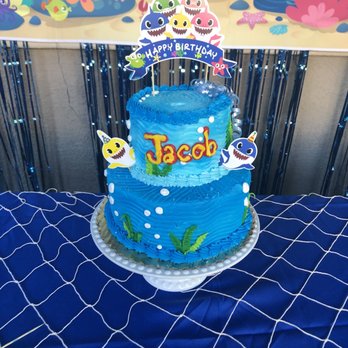 Vons - Water themed, 2 tier cake! - Grocery Near Me - Las Vegas, Nevada