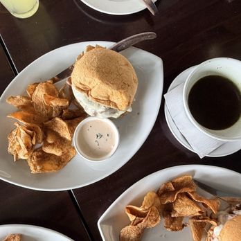 Terrace by Mix Mix - The French dip burger with dip on the side - New American Near Me - Costa Mesa, California