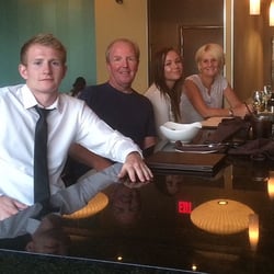 Fratelli's Pasta Grill - The Morrisons enjoying dinner at the bar at Fratelli