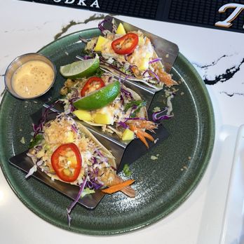 Grackle - Tempura Shrimp Tacos - Cocktail Bars Near Me - Maple Grove, Minnesota