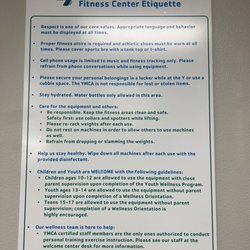 Cooper Street YMCA Family Center - Gym Rules
