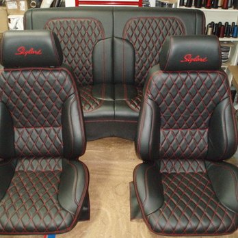 AutoMat Custom & Restoration - New reupholstered Procar front seats - Car Stereo Installation Near Me - Hicksville, New York