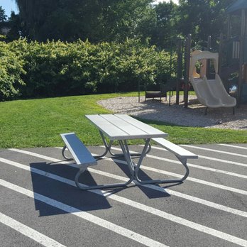 Toll Road Park - Table with trash can.. stop and eat lunch - Parks Near Me - North Syracuse, New York Toll Road Park - Table with trash can.. stop and eat lunch - Parks Near Me - North Syracuse, New York