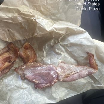 Egghead Sando Cafe - Gross looking bacon. - Breakfast & Brunch Near Me - San Ramon, California Egghead Sando Cafe - Gross looking bacon. - Breakfast & Brunch Near Me - San Ramon, California