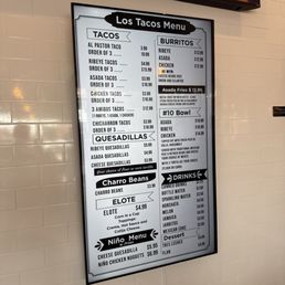 Menu as of 6/19/2026, price of Asada fries is incorrect (now $14.99)