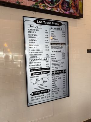 Menu photo 1 Los Tacos Sugar Land, TX