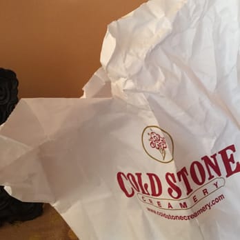 Cold Stone Creamery - Ripped bag!! And it was handed to me like this!! - Ice Cream & Frozen Yogurt Near Me - Cerritos, California